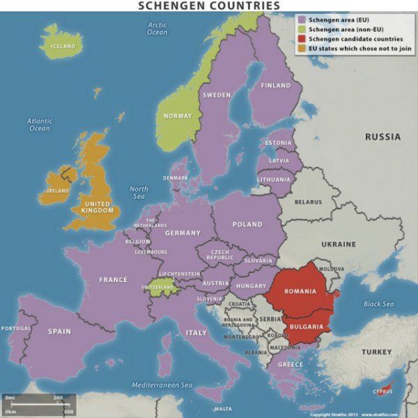 Spațiul Schengen este o zonă formată din 27 de țări europene care au abolit în mod oficial pașapoartele și multe alte tipuri de control la frontierele lor comune.