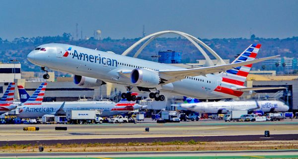 Avion de la American Airlines Boeing 787-9 Dreamliner