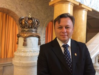 Deputatul de Alajuel, Dragos Dolanescu la Palatul Guvernului din Romania