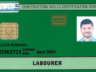 Cardul CSCS pentru muncitorii necalificati
