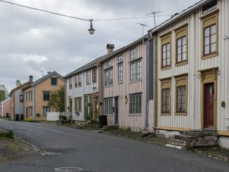 Clădiri în Sjøgata, Mosjøen