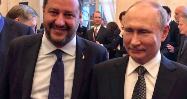 Liga și Rusia Unită: Salvini încă este aliatul lui Putin