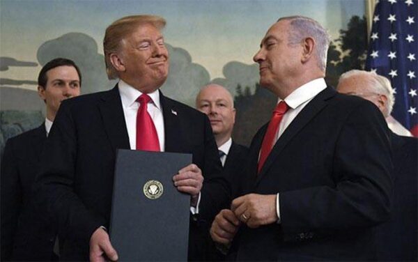 Președintele Donald Trump a dezvăluit oficial planul într-o conferință de presă la Casa Albă, alături de premierul israelian Benjamin Netanyahu, la 28 ianuarie 2020