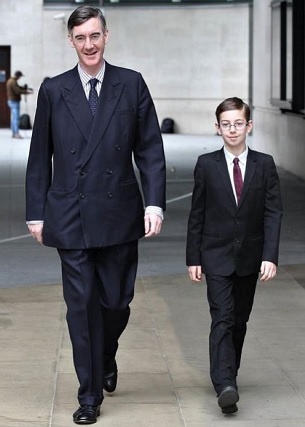 În timpul guvernării lui David Cameron, Rees-Mogg a fost unul dintre cei mai eurosceptici membri ai Partidului Conservator, a propus un pact electoral între conservatori și Partidul Independenței Regatului Unit (UKIP) și a făcut campanie pentru ieșirea Regatului Unit din Uniunea Europeană la referendumul din 2016. Membru al Grupului de Cercetare Europeană (ERG), Rees-Mogg a fost ales președinte al acestuia în 2018. El a optat pentru Acordul de la Chequers și pentru acordul de retragere din Brexit propus de premierul Theresa May. A fost promovat ca potențial succesor al lui May la conducerea Partidului Conservator, dar în schimb l-a susținut pe Boris Johnson în competiția pentru conducerea din 2019.