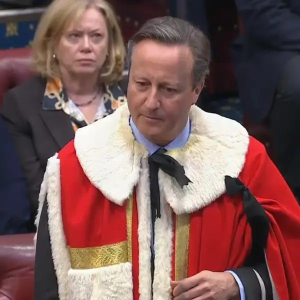 În 2023, David Cameron a revenit în politica britanică după ce a fost numit Ministru de Externe de către Rishi Sunak și a primit un titlu de peerage pe viață, fiind creat Baron Cameron de Chipping Norton.